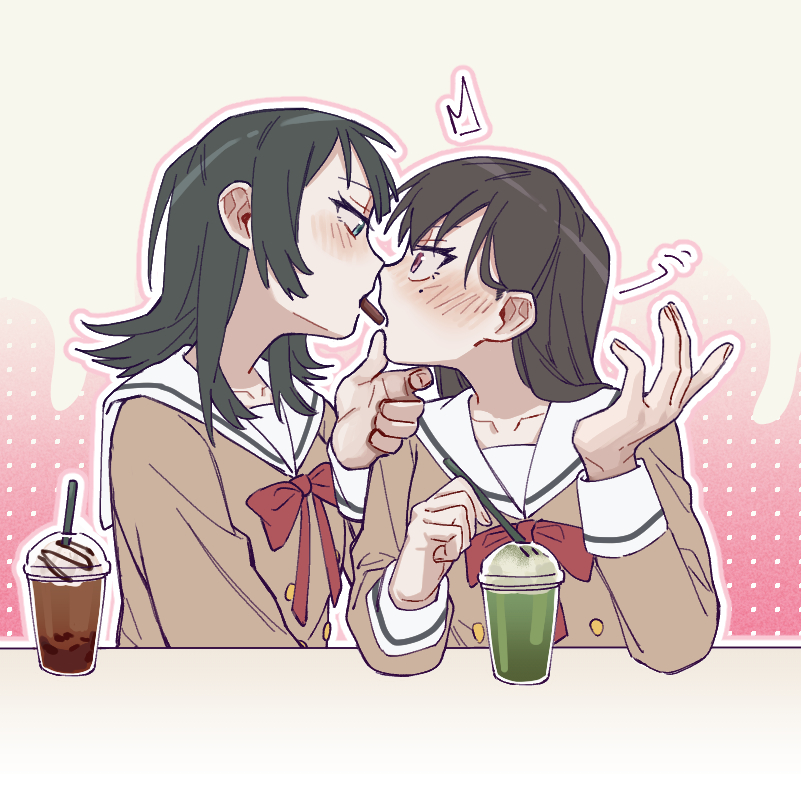 shiina taki and yahata umiri (bang dream! and 1 more) drawn by criangle_k.