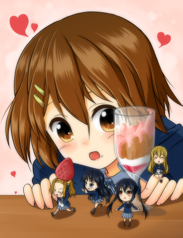 akiyama mio, nakano azusa, hirasawa yui, tainaka ritsu, and kotobuki tsumugi (k-on!) drawn by da-mii