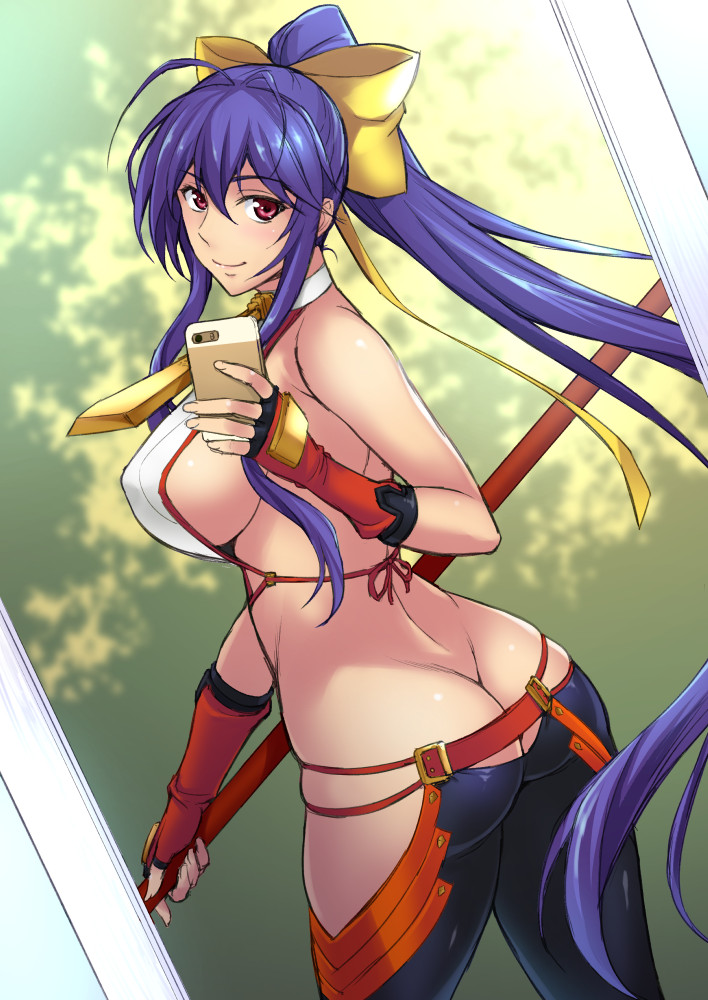 mai natsume (blazblue and 2 more) drawn by ishigaki_takashi