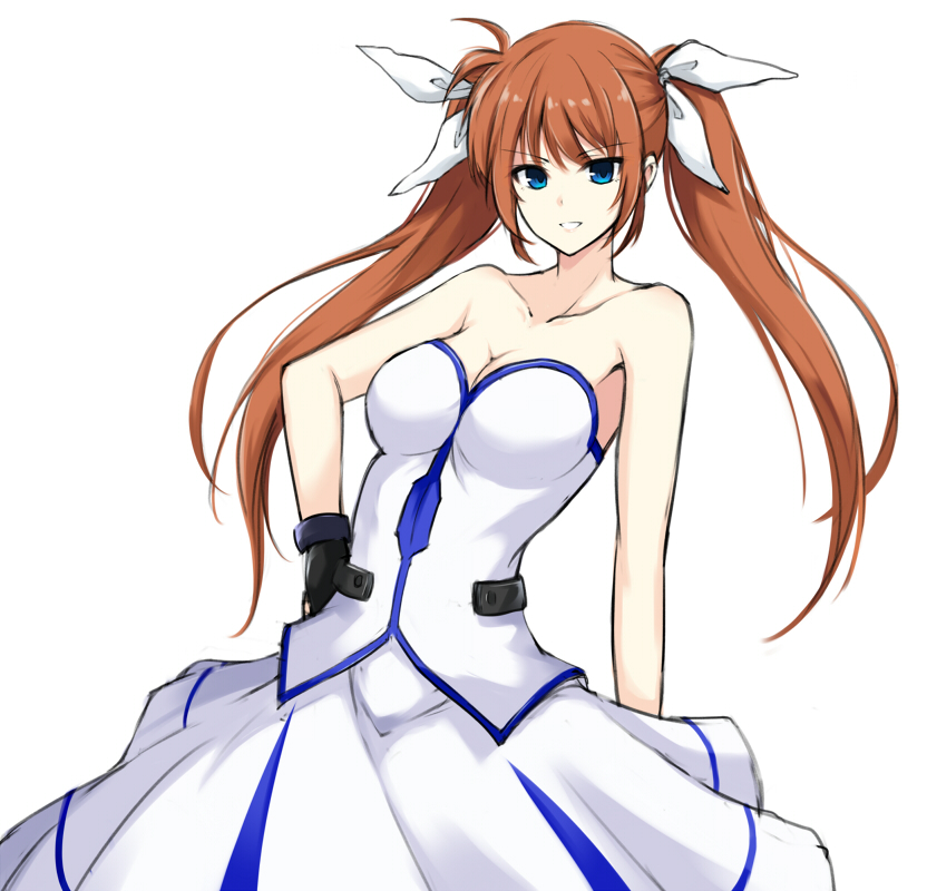 takamachi nanoha (lyrical nanoha and 1 more) drawn by hh_libra
