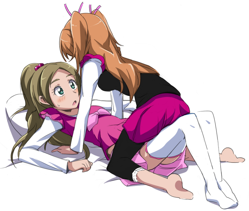 houjou hibiki and minamino kanade (precure and 1 more) drawn by haiteku