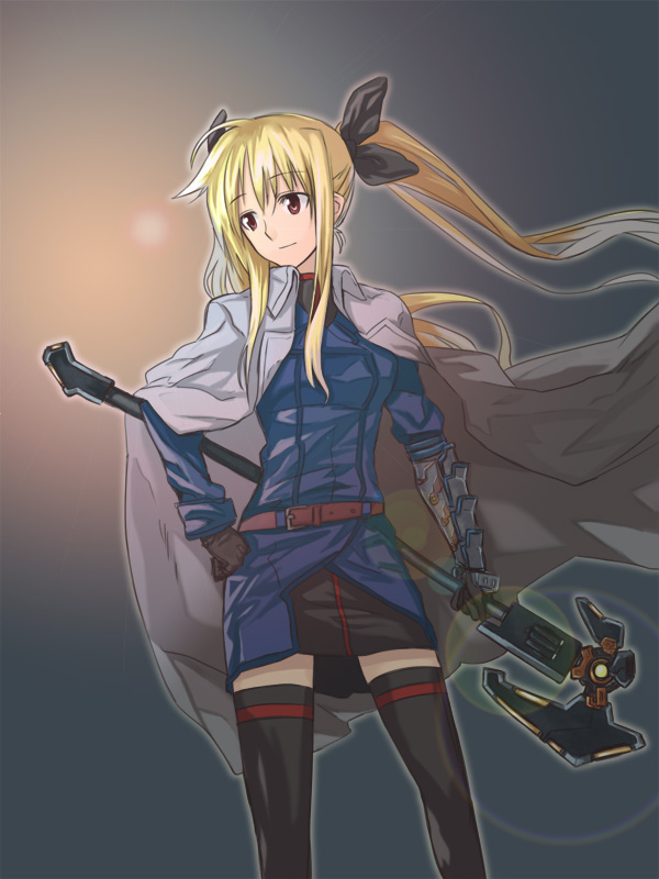 fate testarossa and bardiche (lyrical nanoha and 1 more)