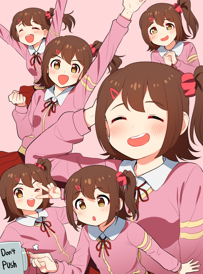 kasuga mirai (idolmaster and 2 more) drawn by kamille_(vcx68)