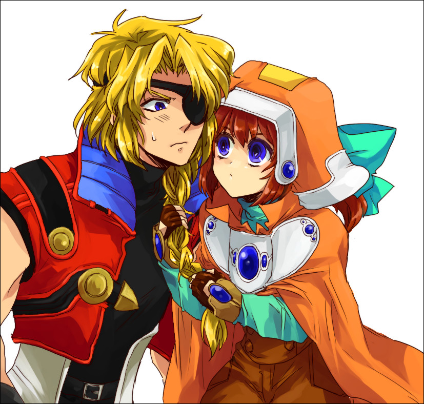 marguerite fatima and bartholomew fatima (xenogears) drawn by gi_(46rain)