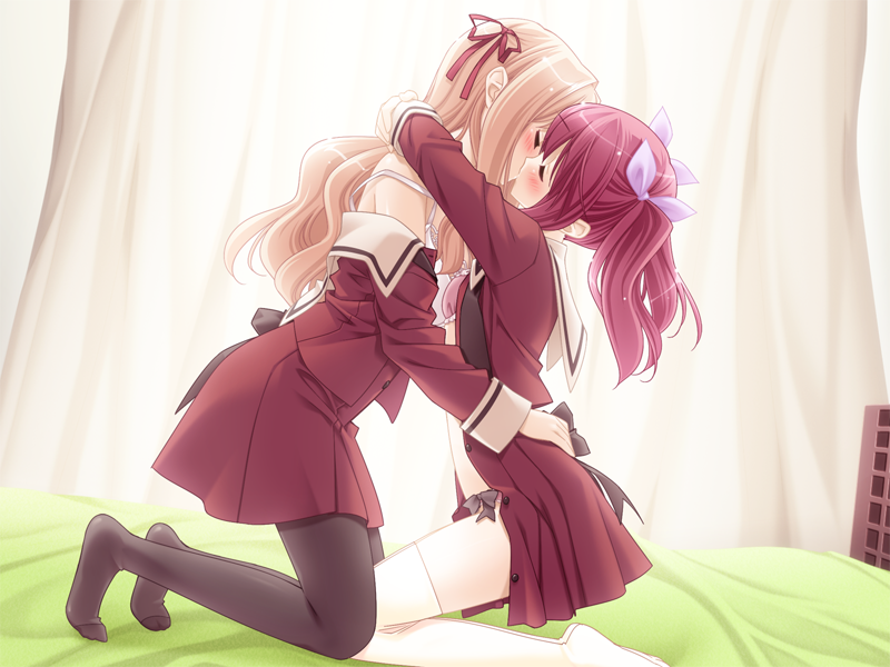 oda nanami and matsubara yuuna (sono hanabira ni kuchizuke wo) drawn by kani_biimu