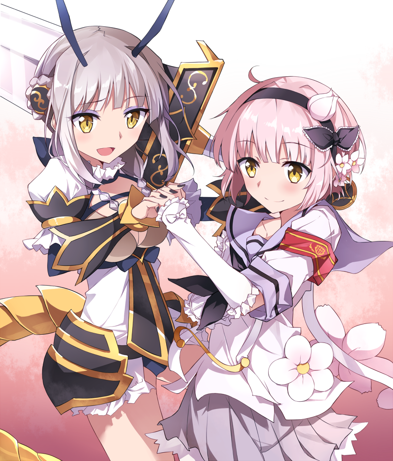 snow white and la pucelle (mahou shoujo ikusei keikaku and 1 more) drawn by tsuezu