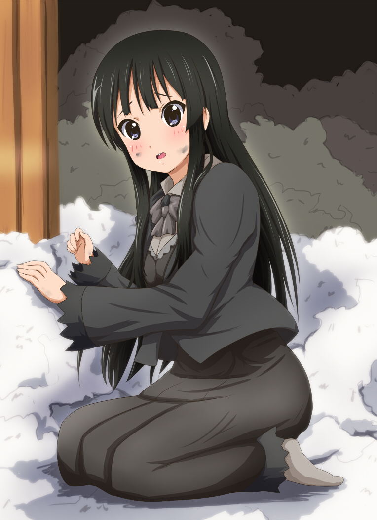 akiyama mio, hikasa youko, and takanashi izumi (k-on! and 1 more) drawn by diesel-turbo