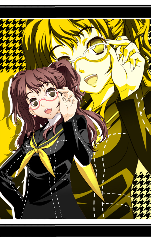kujikawa rise (persona and 1 more) drawn by nyoro_(nyoronyoro000)