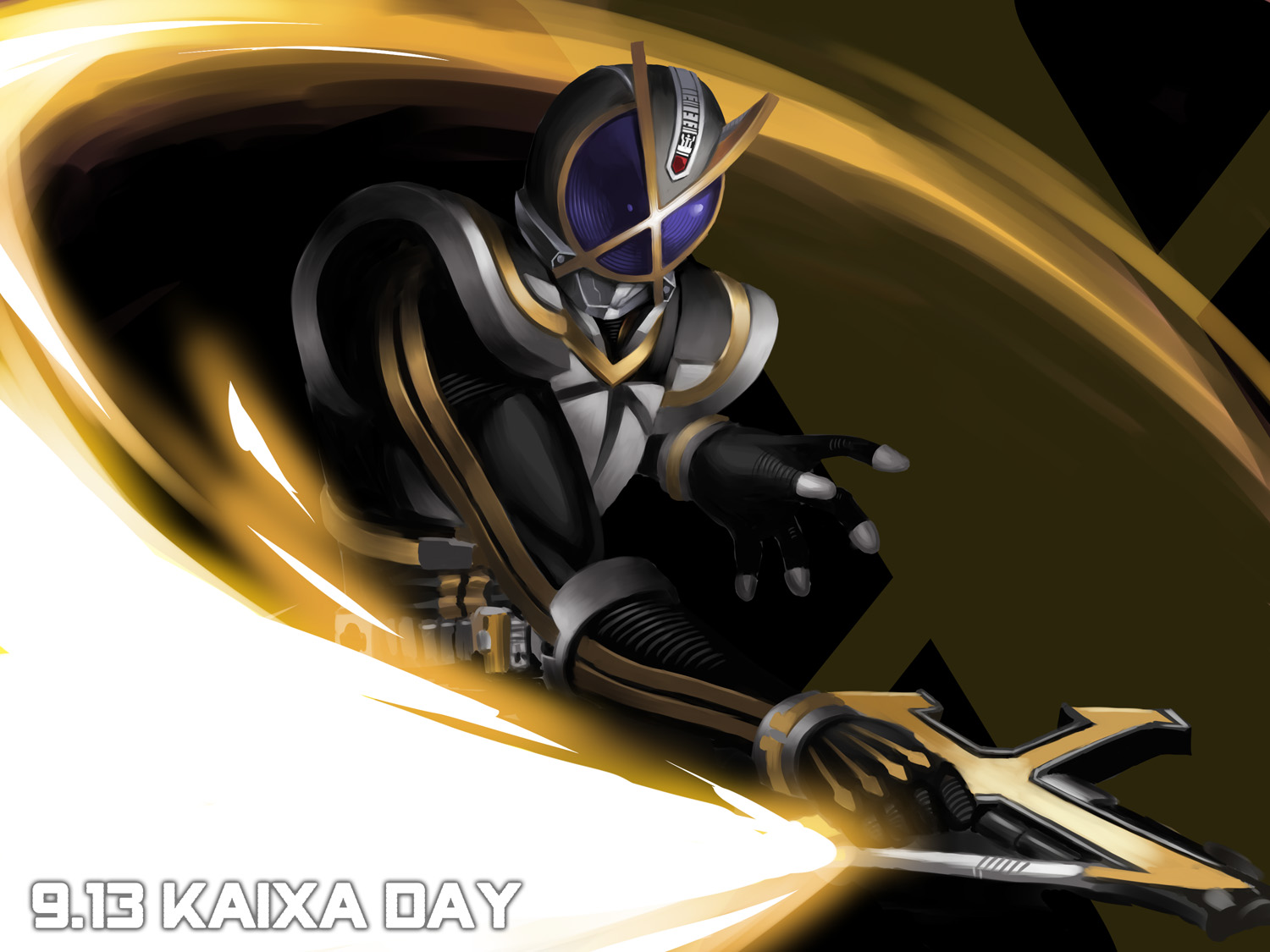 Kamen Rider Kaixa Kamen Rider And 1 More Drawn By Obui Danbooru