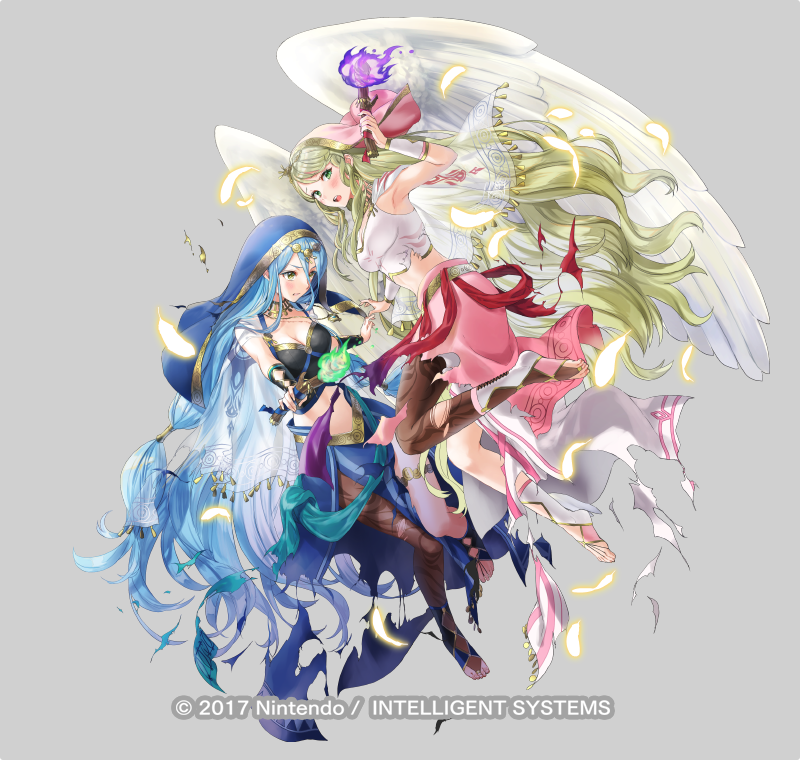 azura and leanne (fire emblem and 3 more) drawn by kaya8