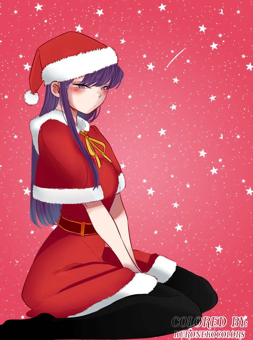 komi shouko (komi-san wa komyushou desu) drawn by dokipenguin and oda_tomohito
