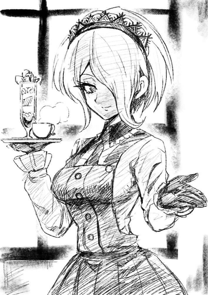 tojo kirumi (danganronpa and 1 more) drawn by tsunemi_aosa