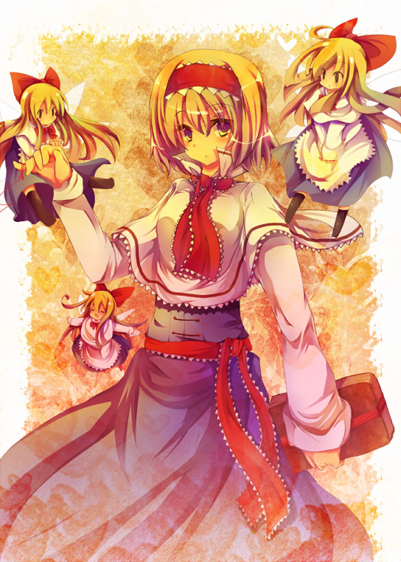 alice margatroid and shanghai doll (touhou) drawn by rarami