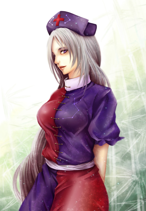 yagokoro eirin (touhou) drawn by kuzutetsu_no_nue
