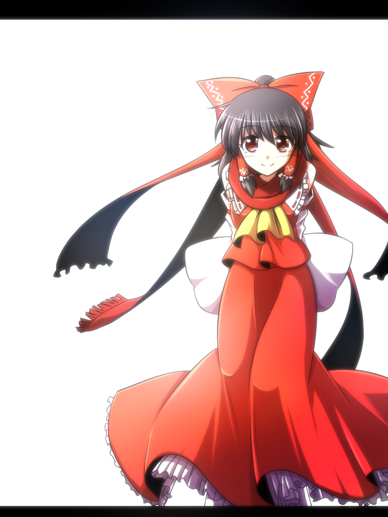 hakurei reimu (touhou) drawn by sora_no_amagumo