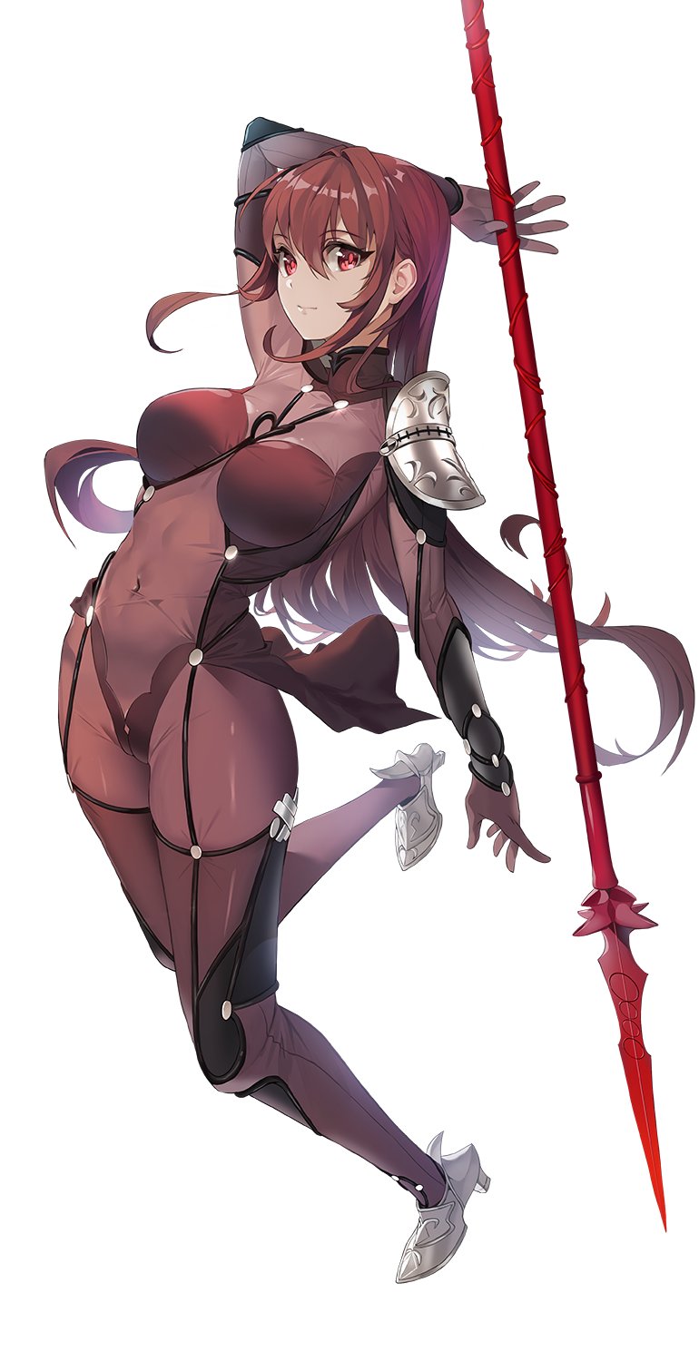 scathach (fate and 1 more) drawn by damda