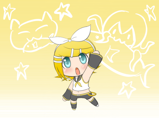kagamine rin, megurine luka, and takoluka (vocaloid) drawn by mszaku2