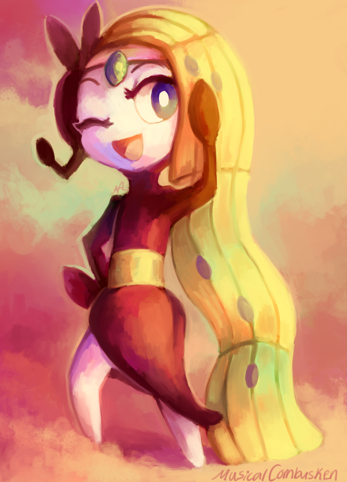 meloetta (pokemon) drawn by musicalcombusken