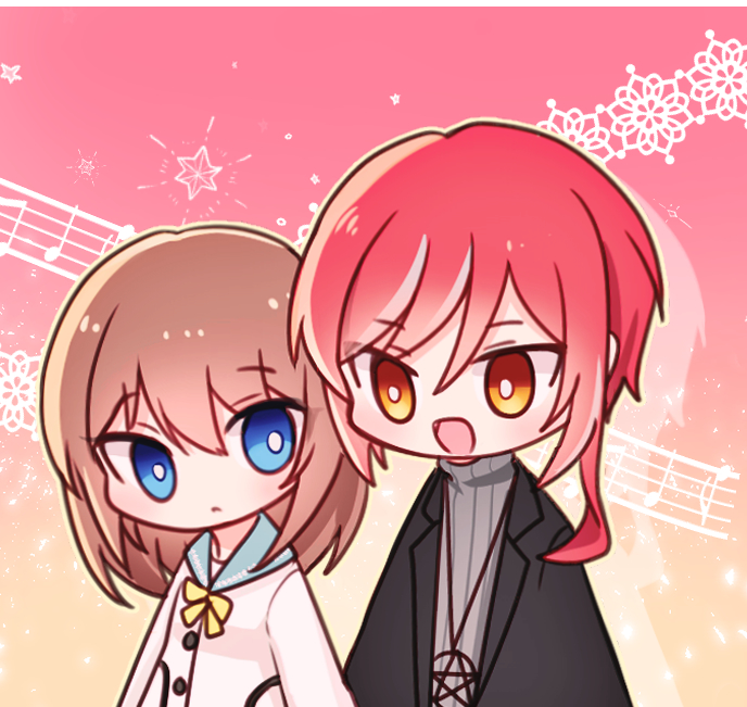 anzu and sakasaki natsume (ensemble stars!) drawn by 723/nanahumi