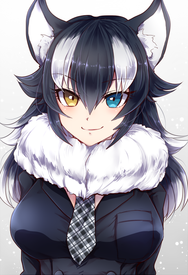 grey wolf (kemono friends) drawn by makotono_(makotono_00)