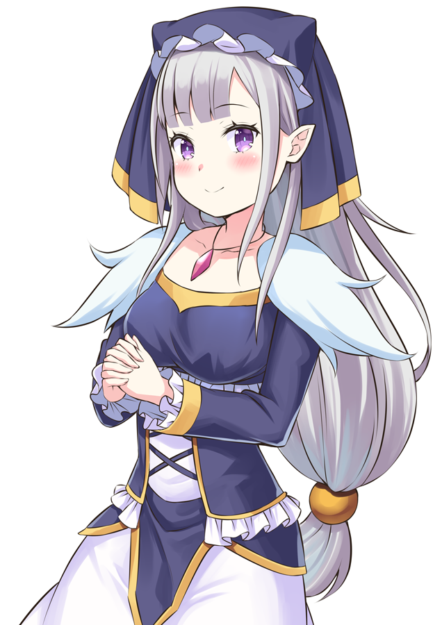 emilia and eris (kono subarashii sekai ni shukufuku wo! and 1 more) drawn by s_(hdru2332)
