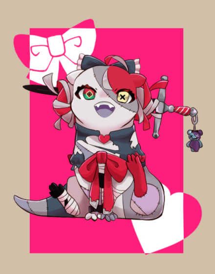 kureiji ollie (hololive and 1 more) drawn by komi_(smcg7337)