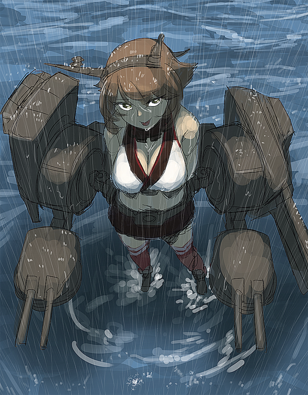 mutsu (kantai collection) drawn by yue_(tada_no_saboten)