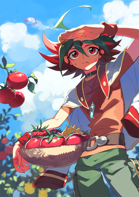 sakaki yuya (yu-gi-oh! and 1 more) drawn by kushabiria