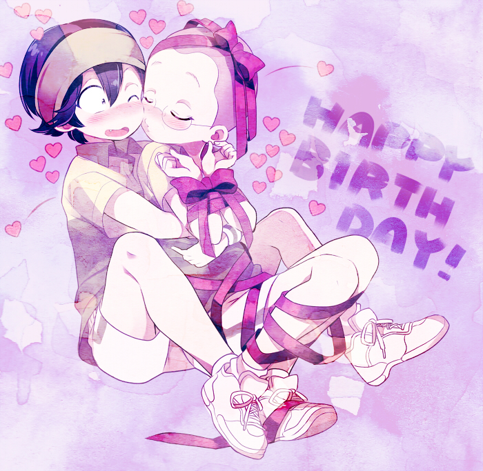 konjiki koharu and hitouji yuuji (tennis no ouji-sama) drawn by msp_sammy