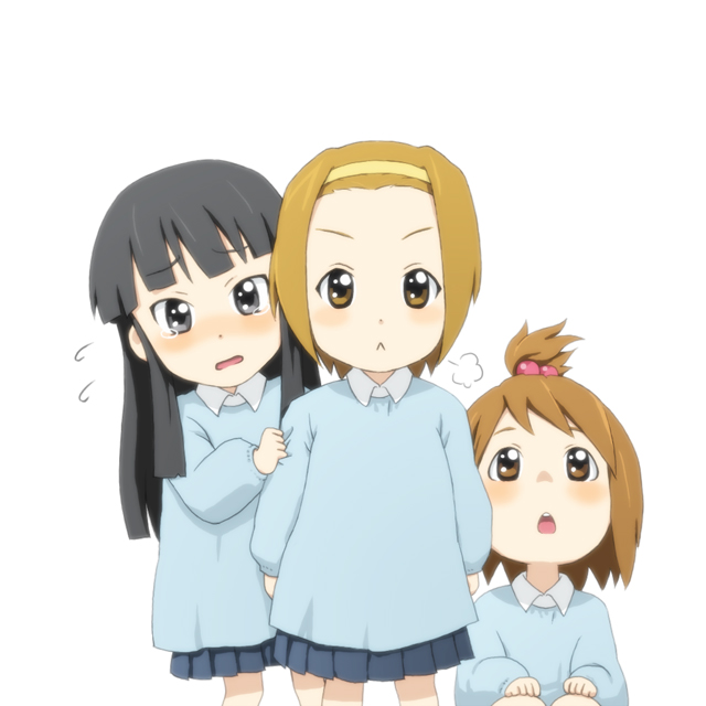 akiyama mio, hirasawa yui, and tainaka ritsu (k-on!) drawn by ryunosuke