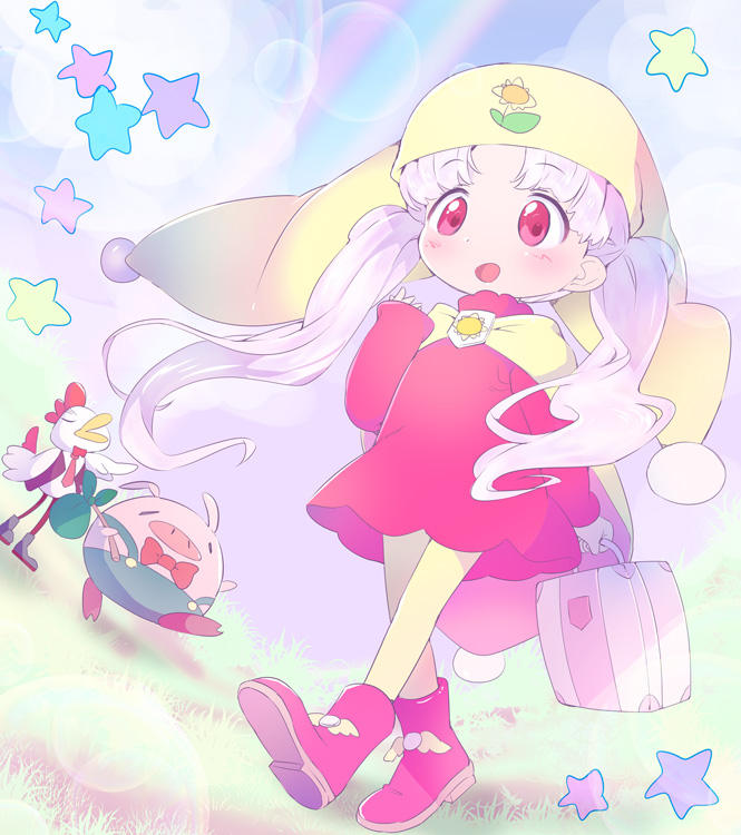 princess silver, araessa, and sutonsuton (yume no crayon oukoku) drawn by hatsuga_(oyayubi_itai2)