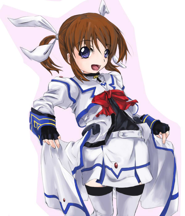 takamachi nanoha (lyrical nanoha and 2 more) drawn by ankoku_emu_shougun