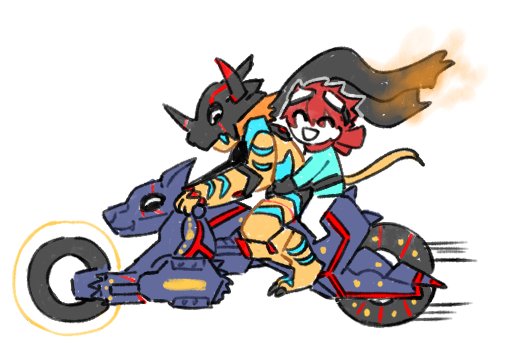 yuuki dan, agumon -yuki no kizuna-, and gabumon -yujo no kizuna- (digimon and 2 more) drawn by digua92537359