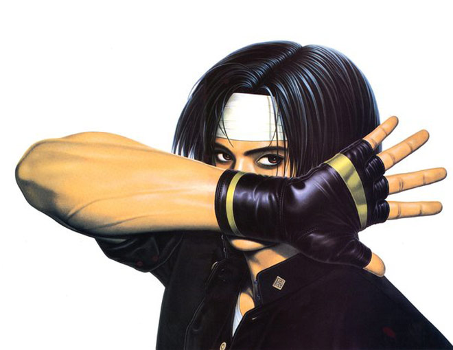 kusanagi kyou (the king of fighters and 2 more) drawn by mori_toshiaki