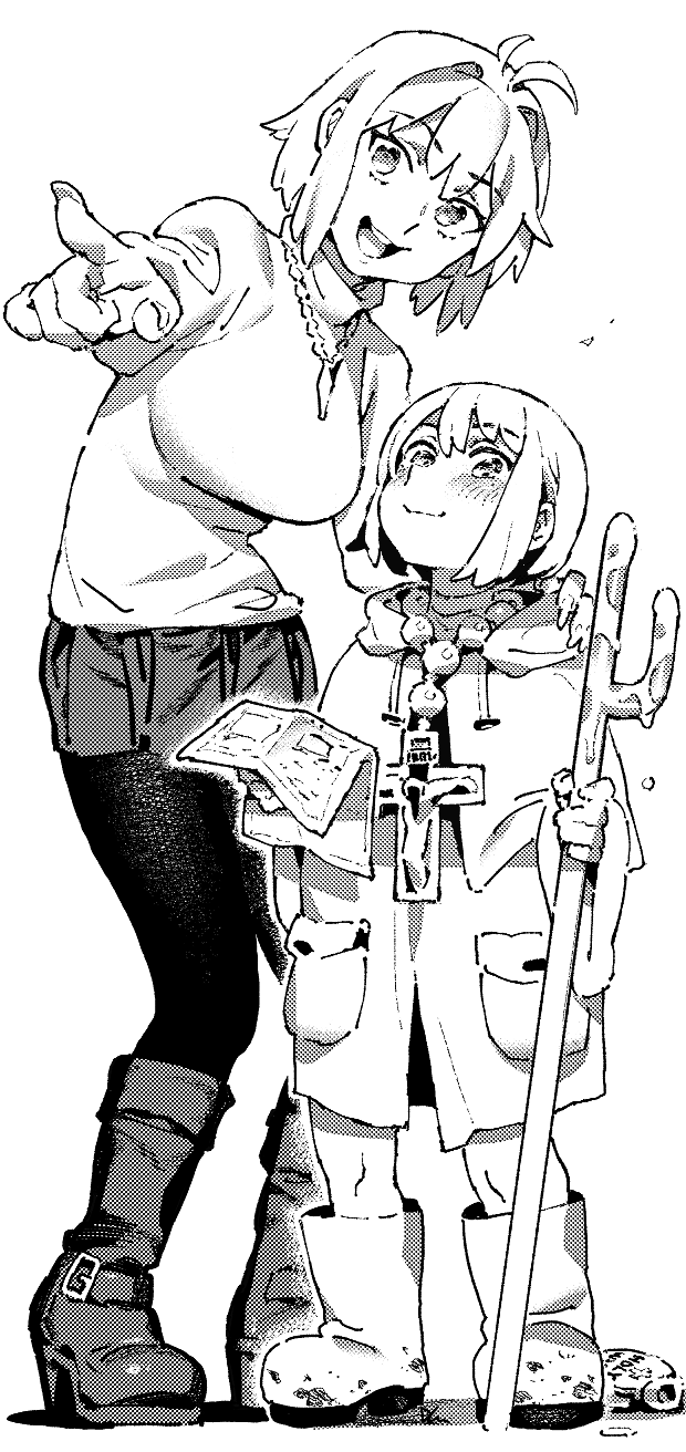 arcueid brunestud and luce (tsukihime and 2 more) drawn by ireading