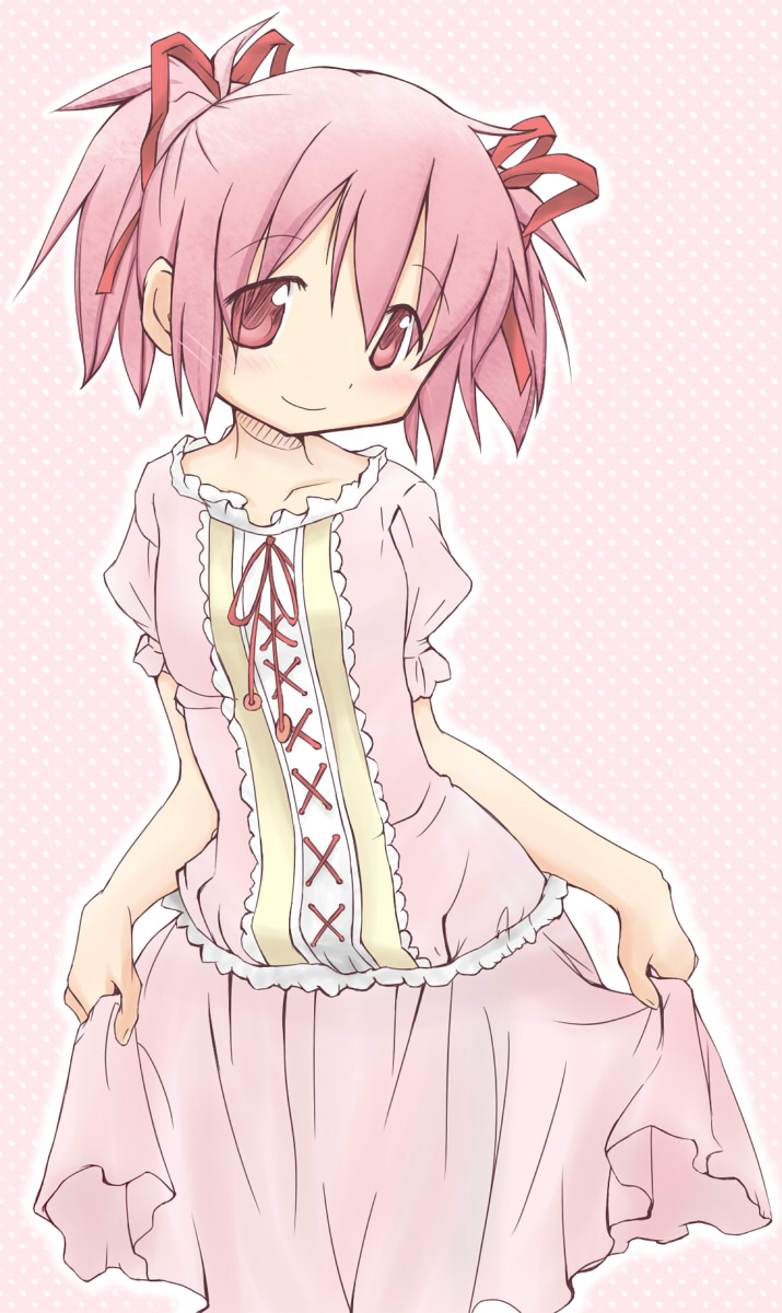 kaname madoka (mahou shoujo madoka magica) drawn by aoki_ume