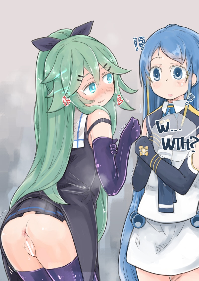 samidare and yamakaze (kantai collection) drawn by enjaku_izuku