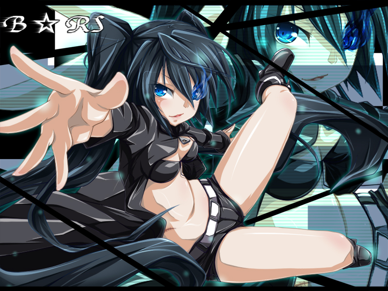 black rock shooter (black rock shooter) drawn by yukinon_(tsuki_koubou)