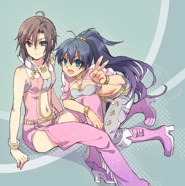 kikuchi makoto and ganaha hibiki (idolmaster) drawn by tenkuu_sphere