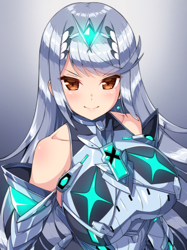mythra (xenoblade chronicles and 2 more) drawn by f_1chan