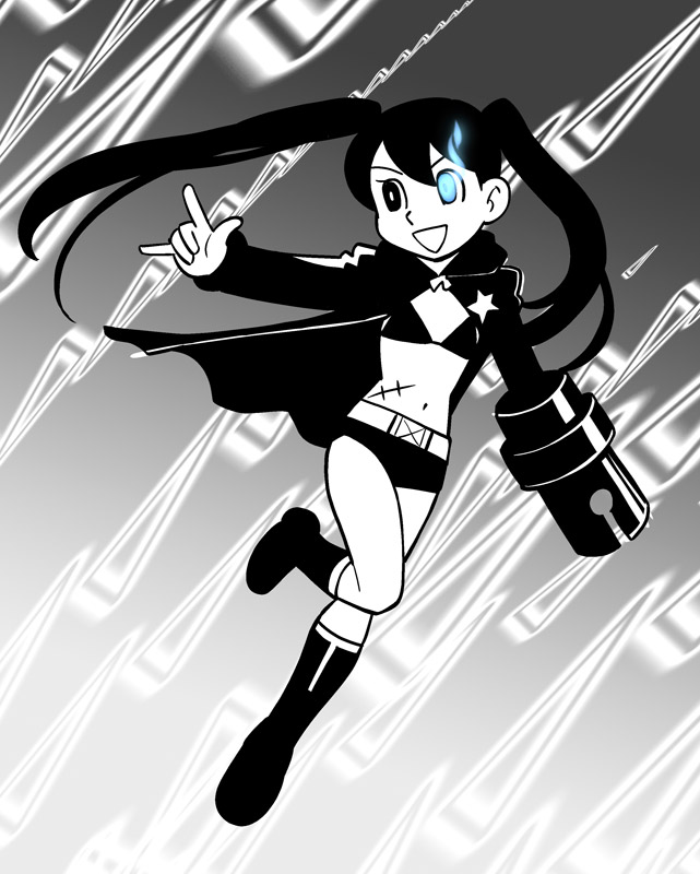 black rock shooter (black rock shooter) drawn by ueyama_michirou