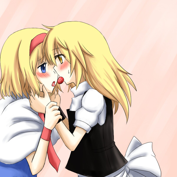 kirisame marisa and alice margatroid (touhou) drawn by bounami