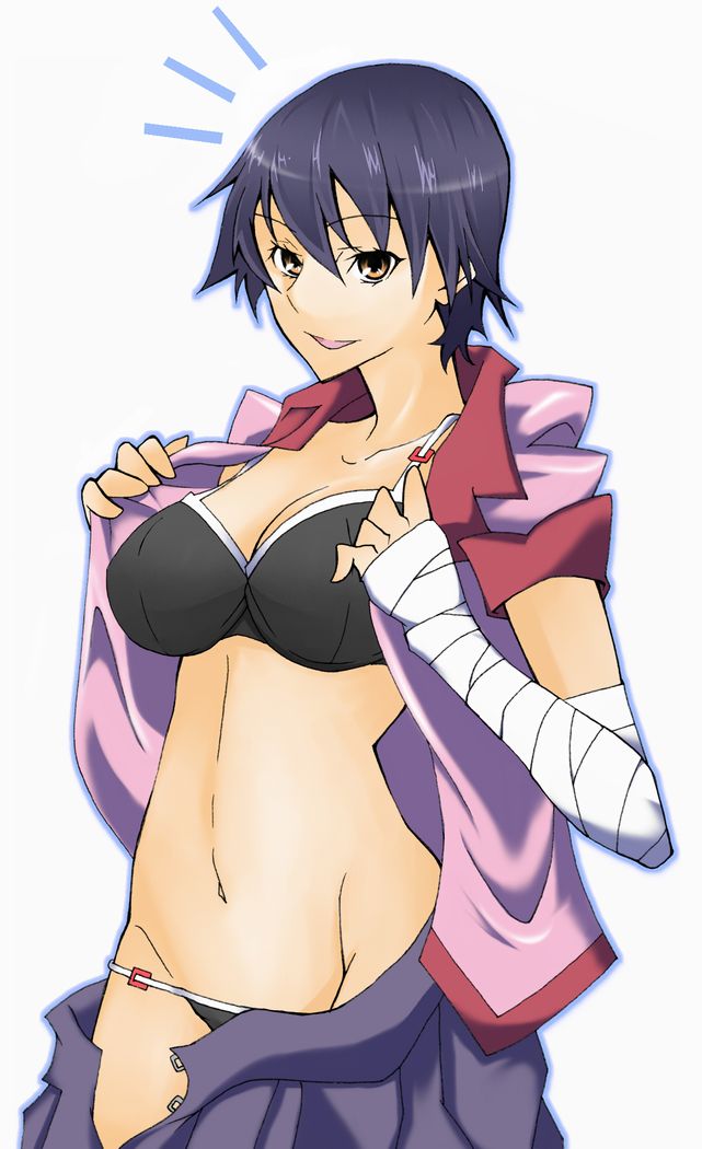 kanbaru suruga (monogatari and 1 more) drawn by touryou