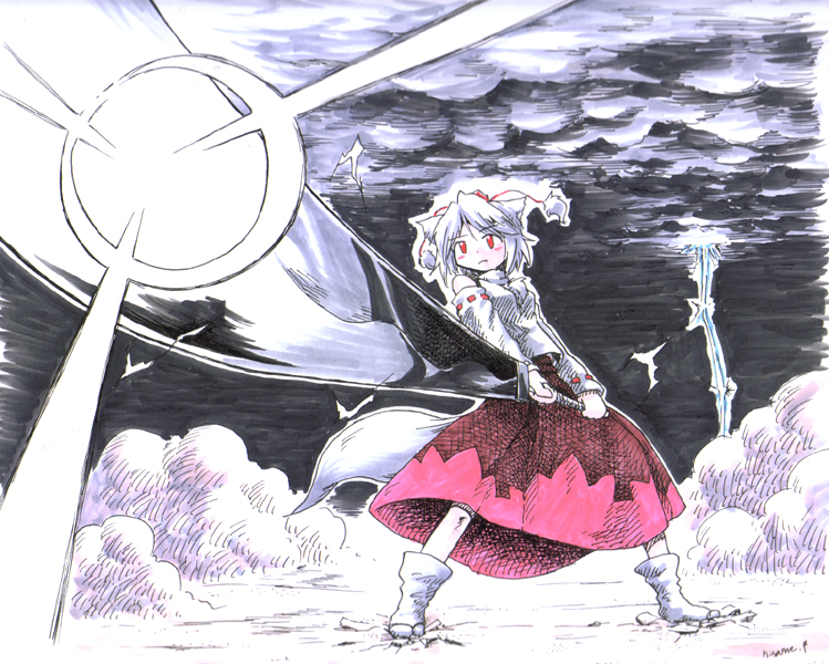 inubashiri momiji (touhou) drawn by futatsuki_hisame