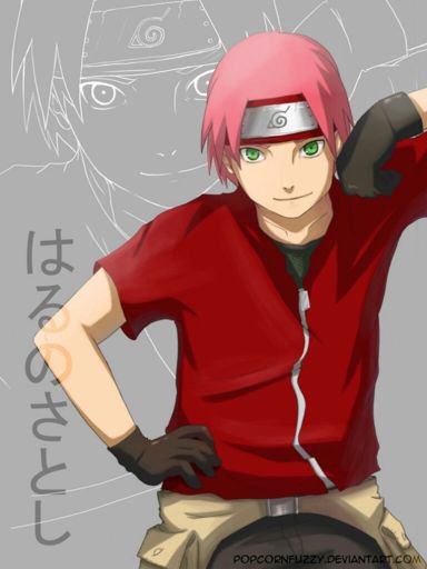haruno sakura (naruto) drawn by popcornfuzzy