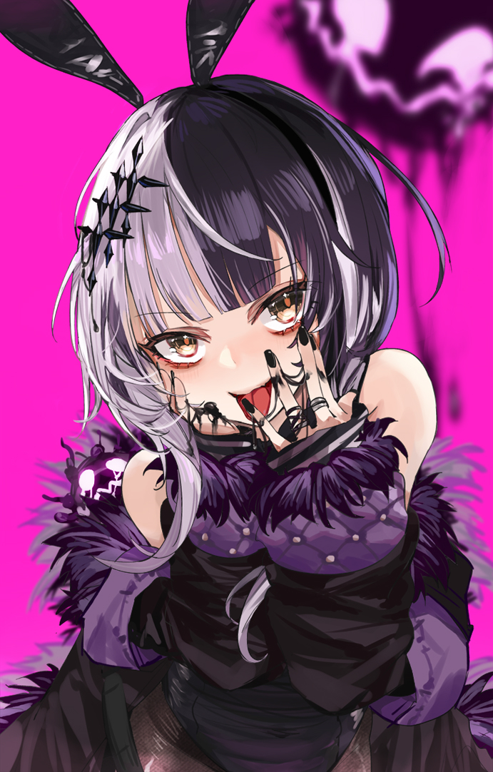 shiori novella and yorick (hololive and 1 more) drawn by appleseed_(appleseed_art)