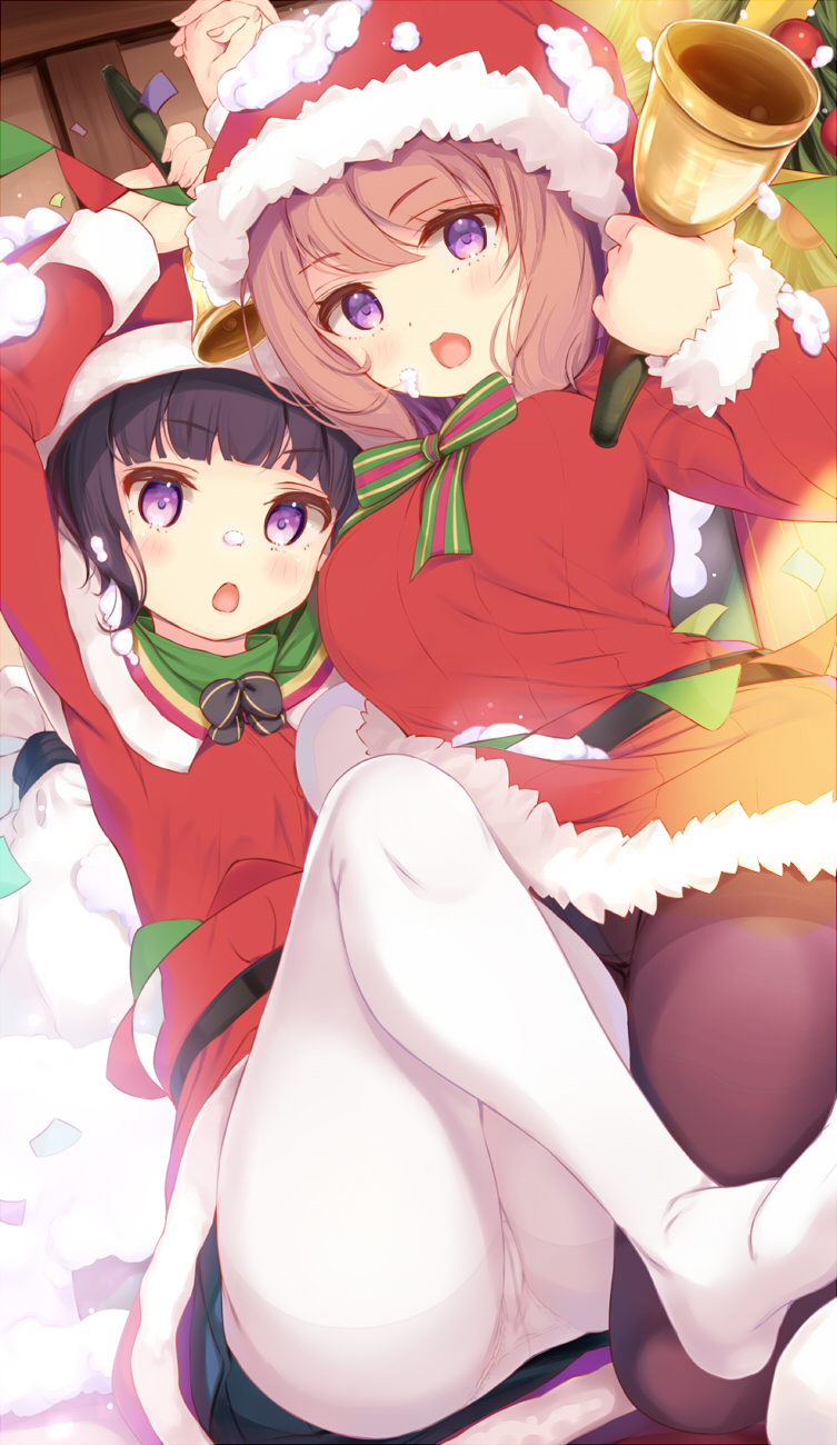 suzuki utane and yuzuki riyo (original) drawn by komone_ushio