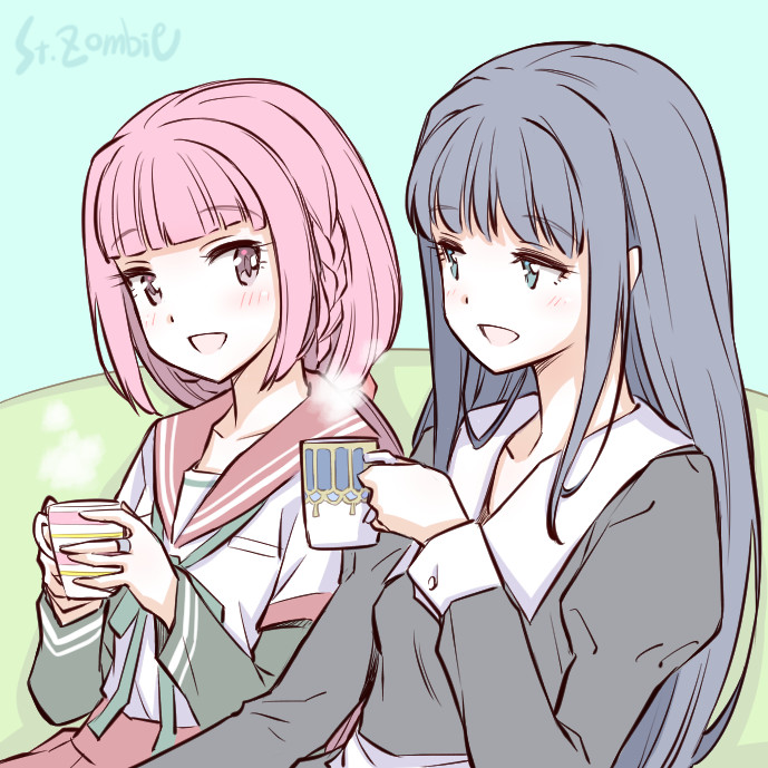tamaki iroha and nanami yachiyo (mahou shoujo madoka magica and 1 more) drawn by studiozombie