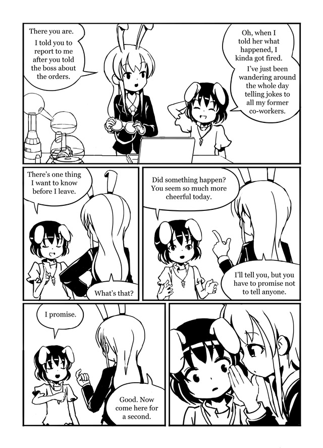 reisen udongein inaba and inaba tewi (touhou) drawn by sixten