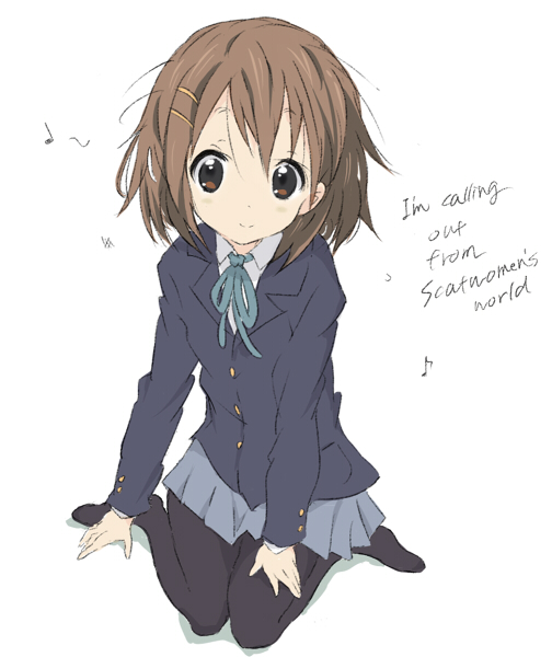 hirasawa yui (k-on!) drawn by core_(mayomayo)